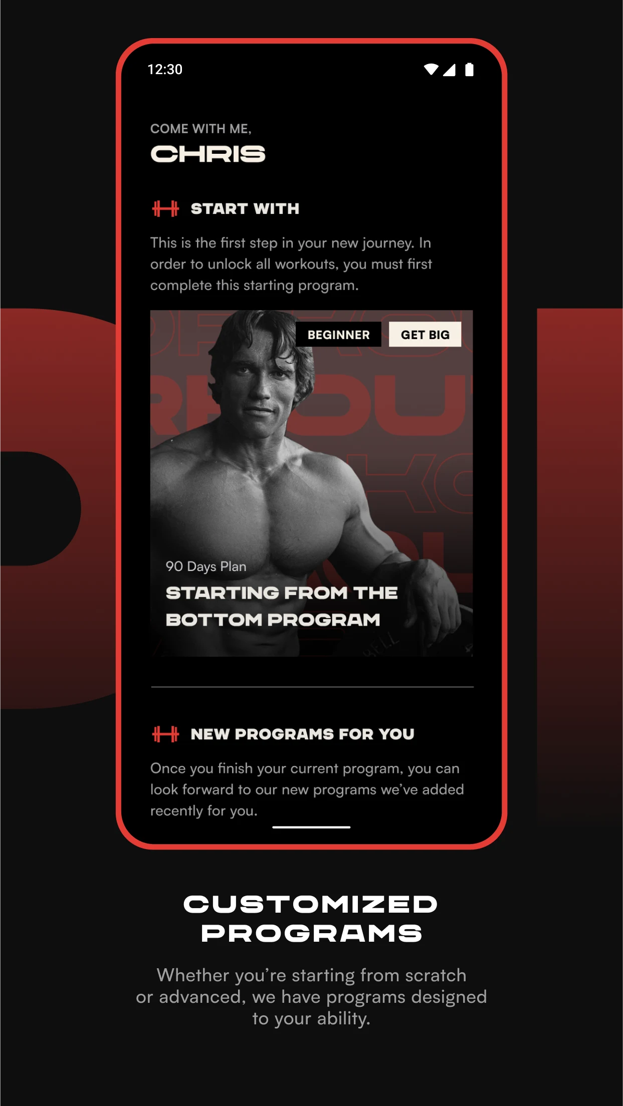 Pump Club: Fitness + Nutrition screenshot